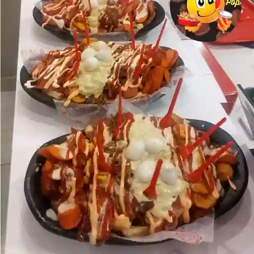 Salchiglotona familiar con carne 4 pers