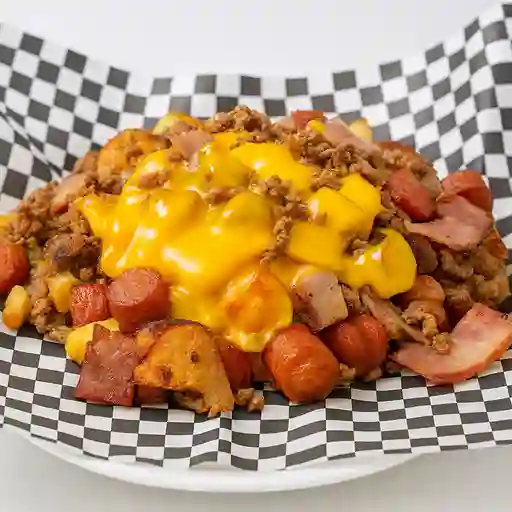 Salchipapa americana de la casa 1-2