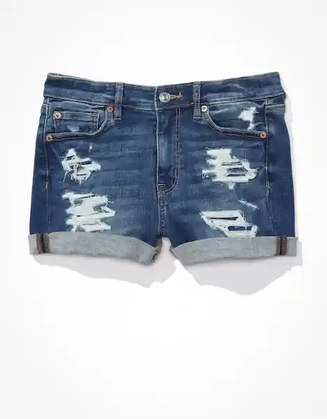 Short Mujer Azul Talla 4 400381243841 American Eagle