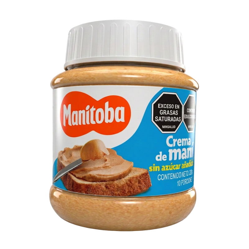 Manitoba Crema de Maní Bajo en Sodio 200 g
