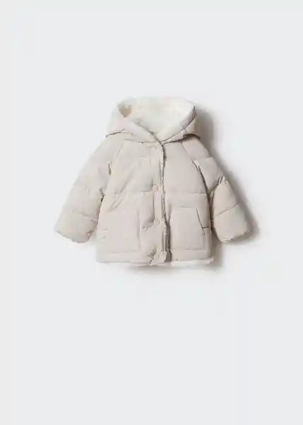 Abrigo Anorak Patrick Piedra Talla 67 Niños Mango