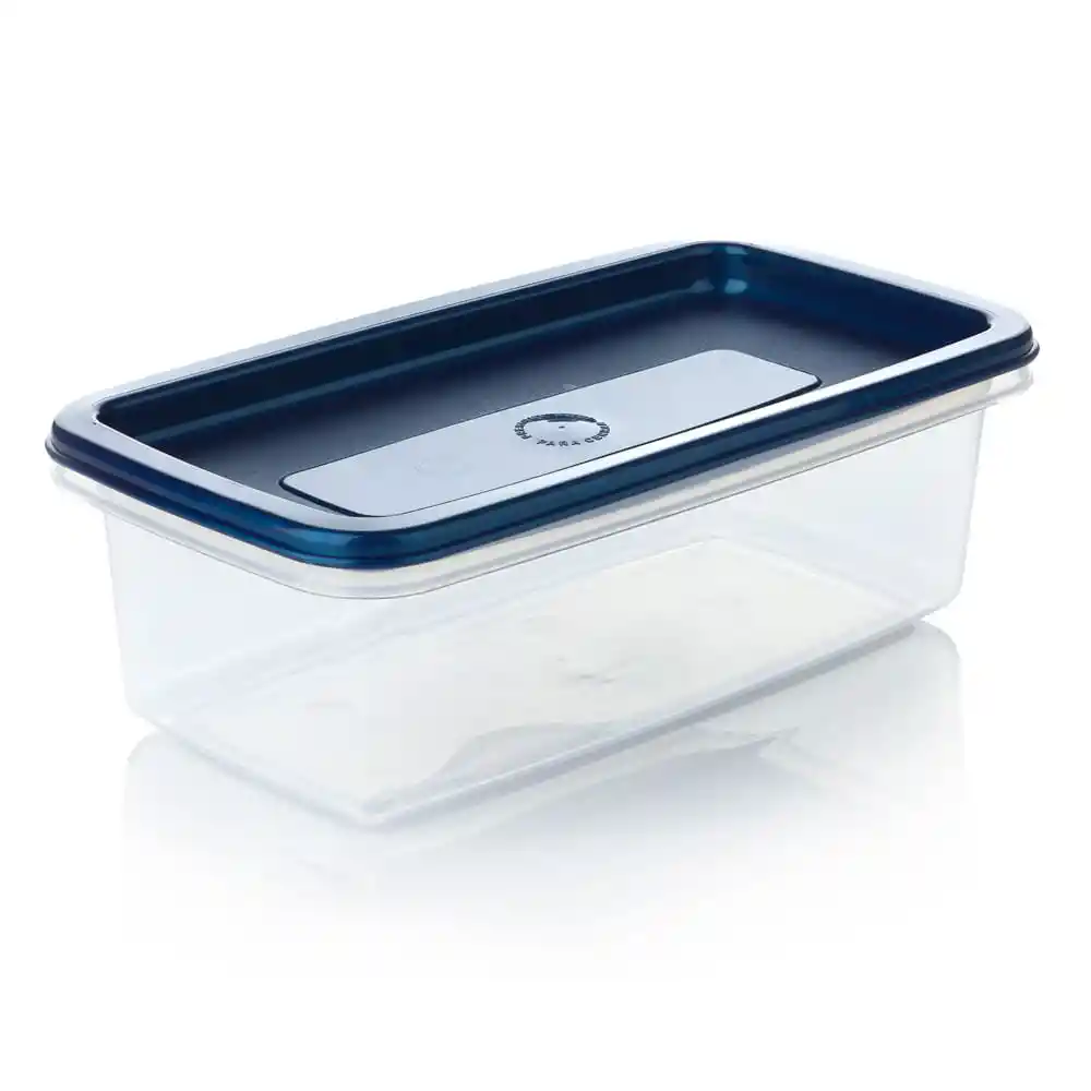 Recipiente Plus Rectangular 0.9lazul Noche