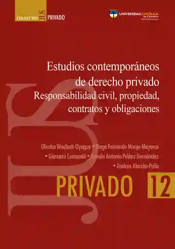 Estudios Contemporáneos de Derecho Privado - VV.AA