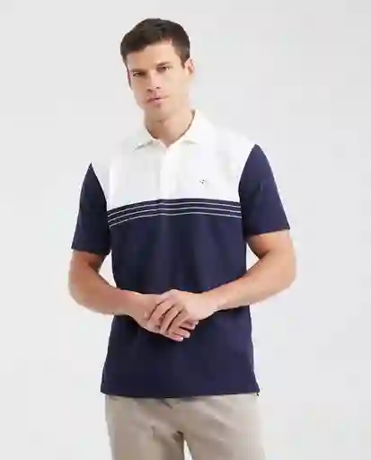 Camiseta Polo Pre-Dyed Azul Medianoche Ultra Oscuro S Chevignon