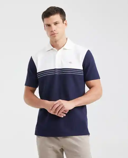 Camiseta Polo Pre-Dyed Azul Medianoche Ultra Oscuro S Chevignon