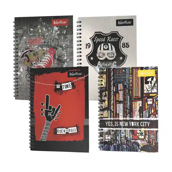 Keepermate Cuaderno Profesional Argollado Rayado