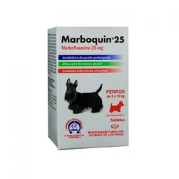 Marboquin Antibiótico para Perros (25 mg)
