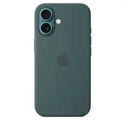 iPhone Case 16 Silicone With Magsafe Lake Green