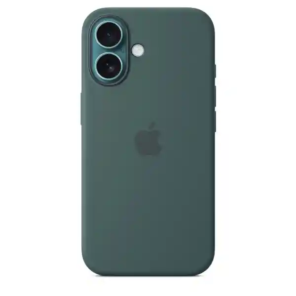 iPhone Case 16 Silicone With Magsafe Lake Green