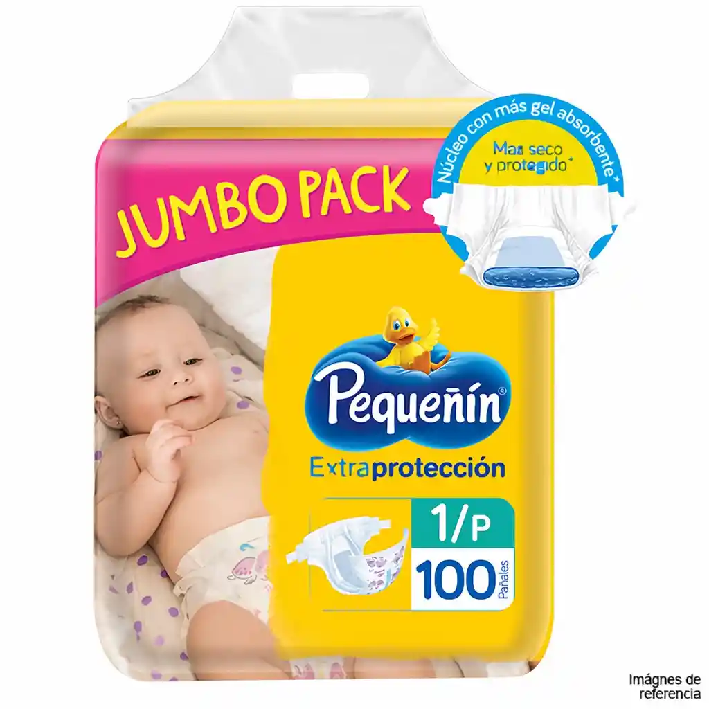 Pequeñín Pañales Extra protección Etapa 1
