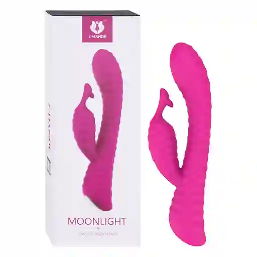 Shande Vibrador Doble Estimulación Moonlight Pink