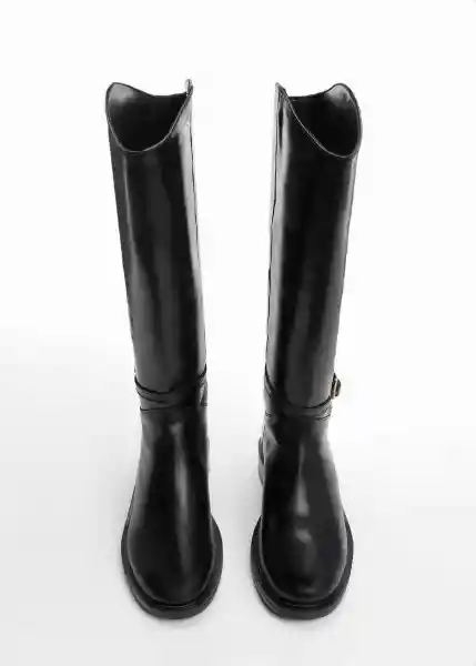 Botas Trote Negro Talla 38 Mujer Mango