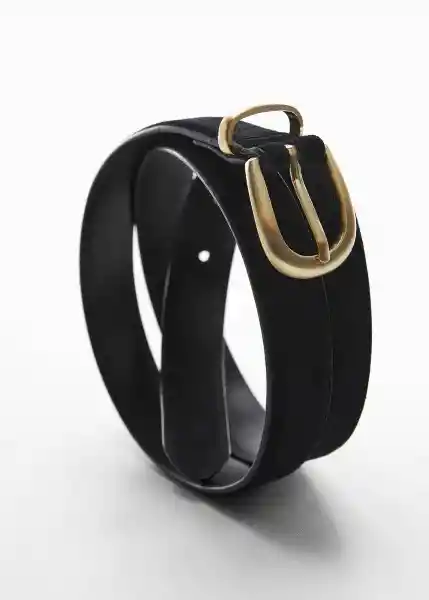 Cinturón Mayo Negro Talla L Mujer Mango