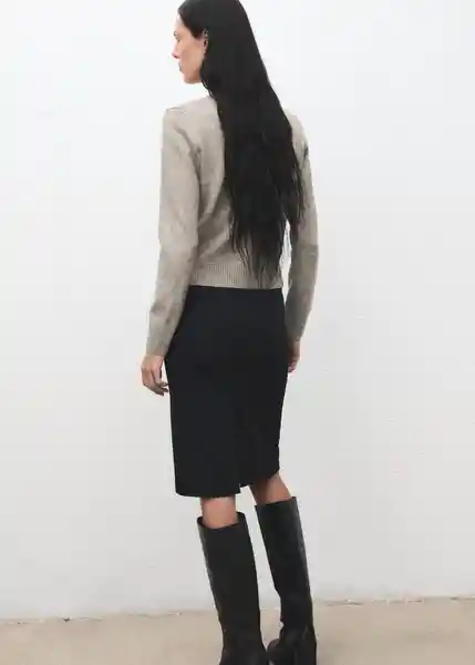 Cardigan Nekka Piedra Talla XL Mujer Mango