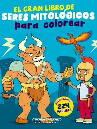 El Gran Libro de Seres Mitológicos Para Colorear