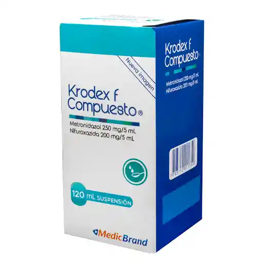 Krodex F Compuesto Suspensión (250 mg/ 200 mg) 120 mL