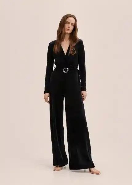 Mono Tuxedo1 Negro Talla L Mujer Mango