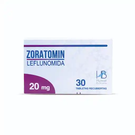 Zoratomin Leflunomida 20 Mg Human Bioscience Caja