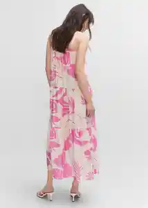 Vestido Gari Rosa Talla S Mujer Mango