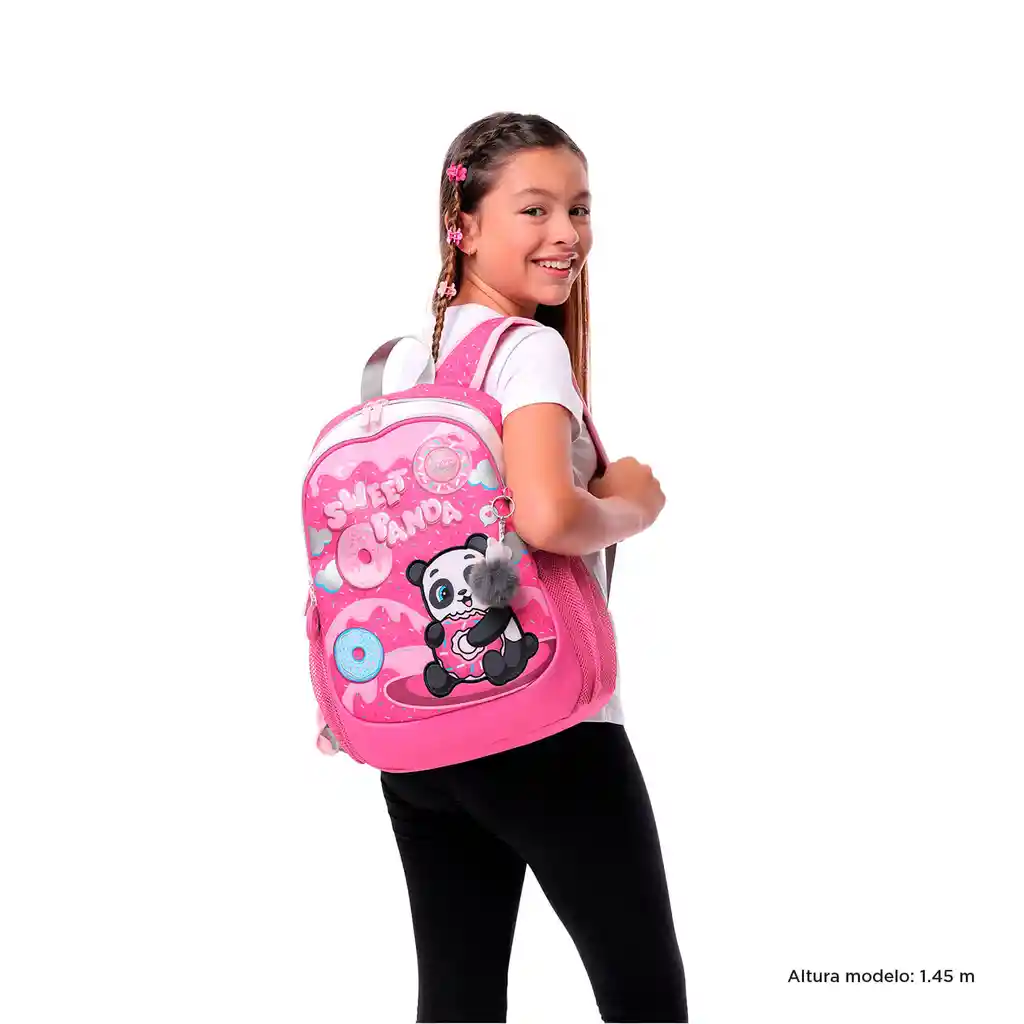 Morral Para Niña Sweet Panda M Rosado