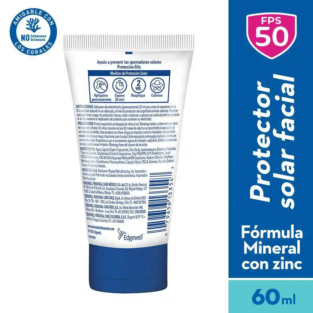 Protector Solar Facial Banana Boat Gentle Protect Senstive Spf50 (60 Ml)