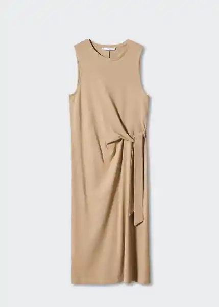 Vestido Fertina Camel Talla M Mujer Mango