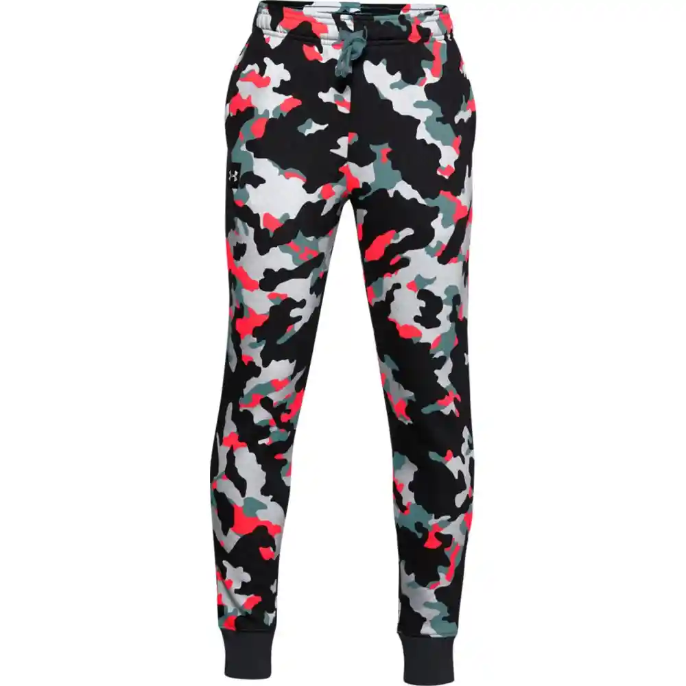 Ua Rival Fleece Prtd Joggers-blu Talla Ysm Pantalones Y Lycras Multicolor Para Niño Marca Under Armour Ref: 1357629-424