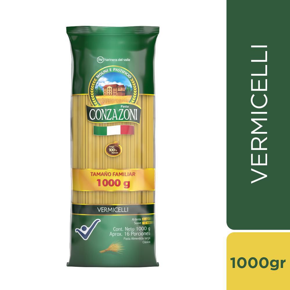 Conzazoni Pasta Spaguetti Vermicelli 1000 g
