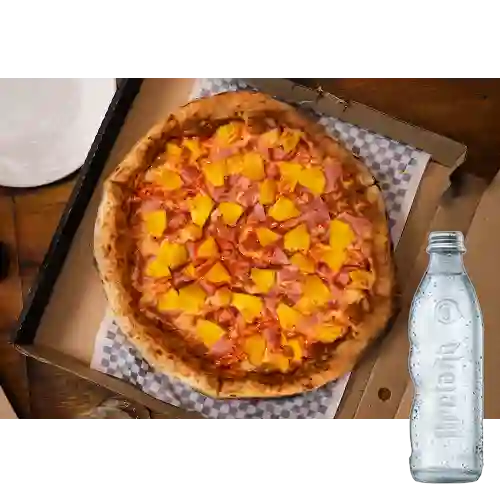 Combo Pizza Hawaiana + Bretaña 300 ml