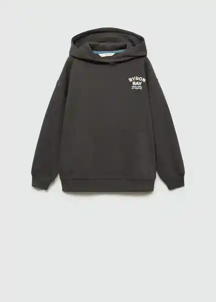 Sudadera Byron Antracita Talla 14 Niños Mango