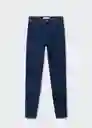 Jean Jegging Tejano Oscuro Talla 34 Mujer Mango