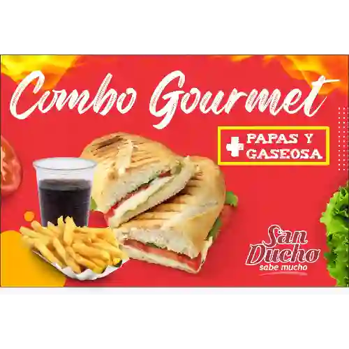 Sándwich Gourmet en Combo