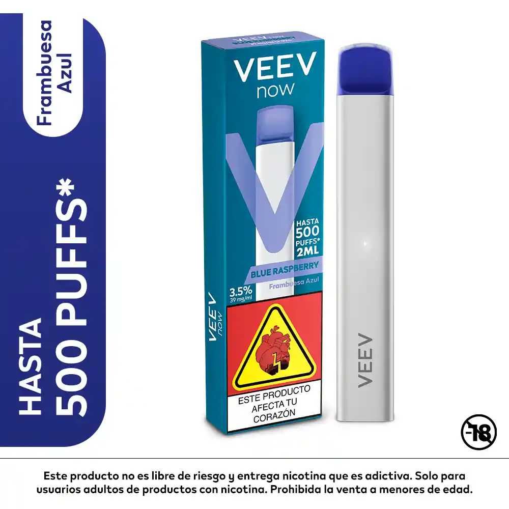 VEEV now Frambuesa Azul 500puff