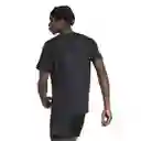 Adidas Camiseta Tr-Es Base 3S T Para Hombre Negro Talla S