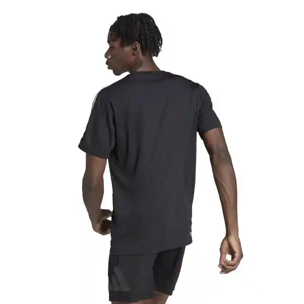 Adidas Camiseta Tr-Es Base 3S T Para Hombre Negro Talla S