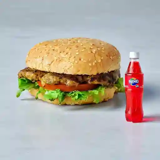 Combo Hamburguesa Sencilla + Premio 400 ml