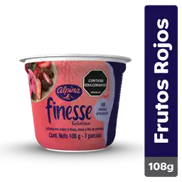 Finesse Gelatina Lista Sabor a Frutos Rojos y Flor de Jamaica