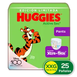 Huggies Pañal Active Sec Pants Etapa 5/XXG 25 Und