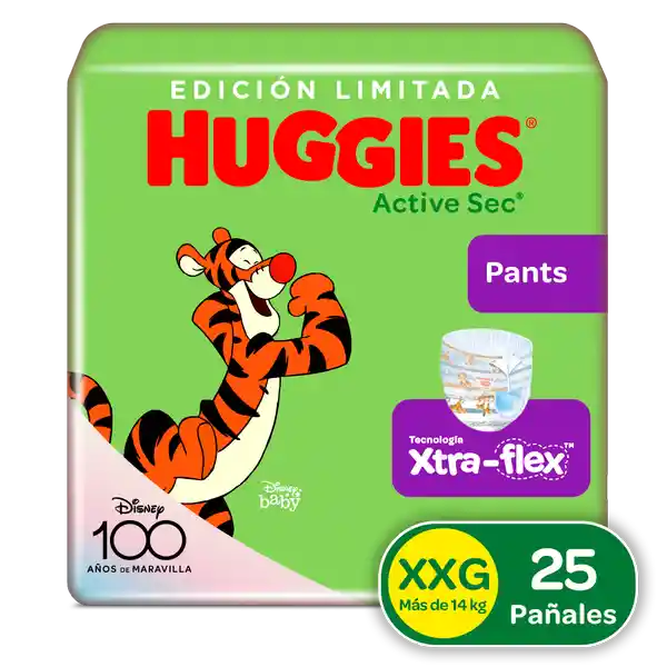Huggies Pañales Desechables Xtra-Flex Etapa 5 XXG