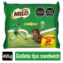 Galletas MILO Anillos rellenas con crema Pague 12 lleve 14 Unds x 455g