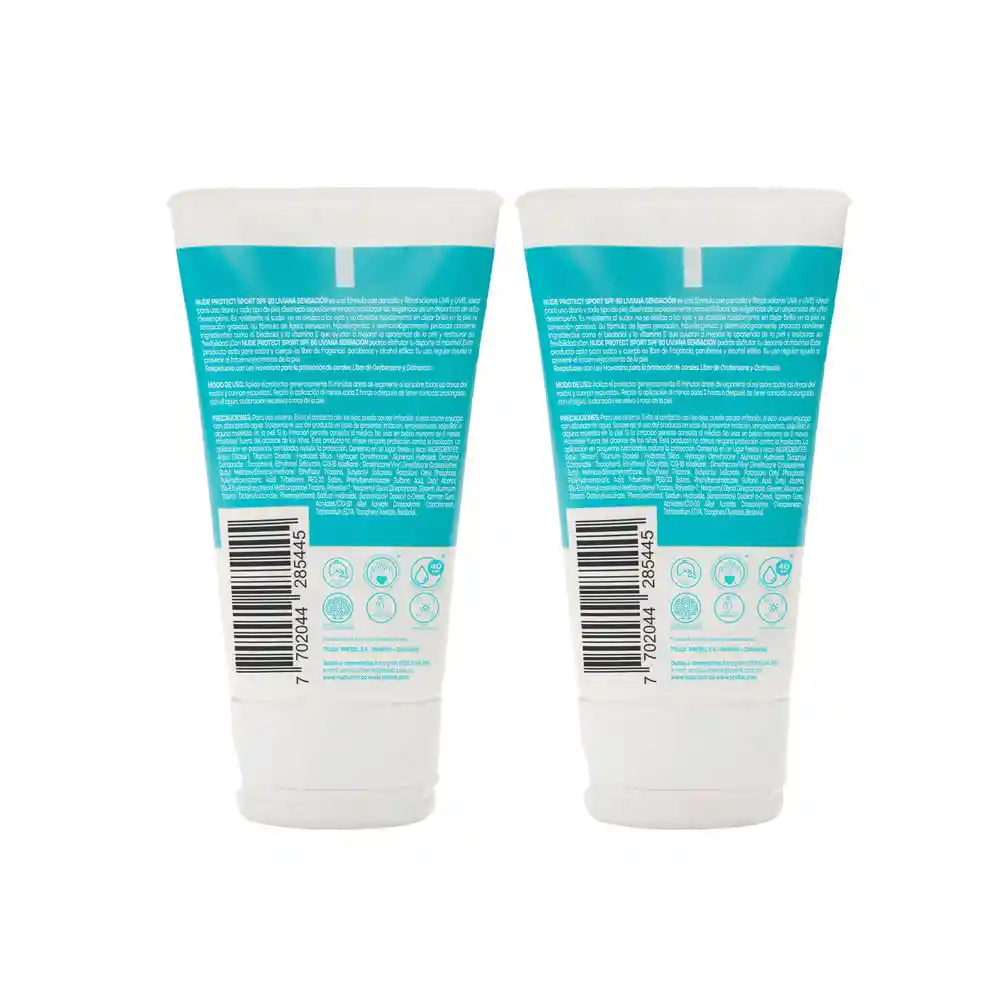 Promoción Nude Protector Solar Sensación Liviana Spf80 Uds