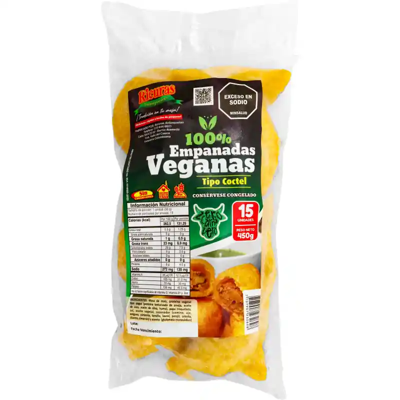 Ricuras Empanada Vegana Tipo Cóctel