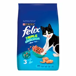 Felix Alimento para Gato Adulto Triple Delicious 