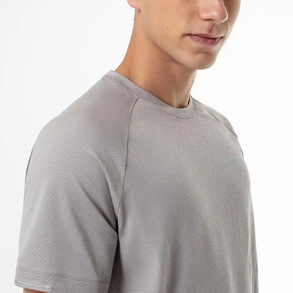 Camiseta Cuello Redondo Manga Corta Xl-taupe
