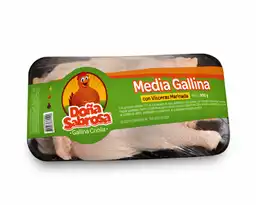 Doña Sabrosa Media Gallina con Ví­sceras Marinada Bandeja