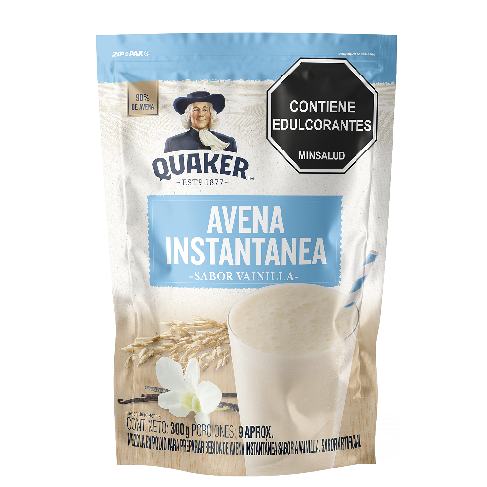 Quaker Instantanea Vainilla 300g