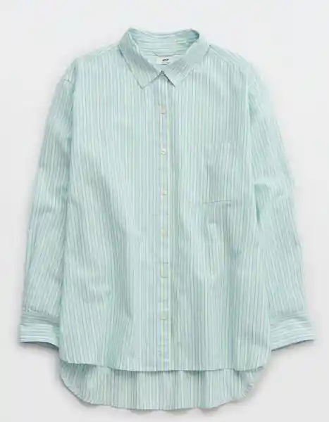 Blusa de Pijama Verde Talla SMALL American Eagle