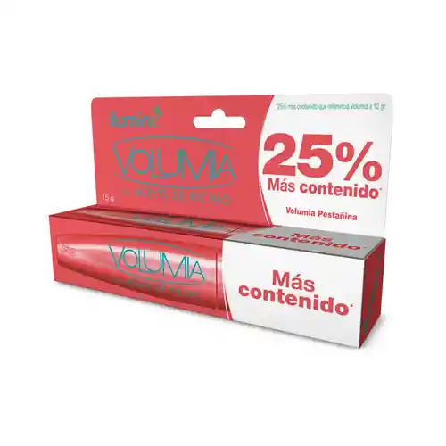 Volumia Mascara para Pestañas con Aceite de Recino 