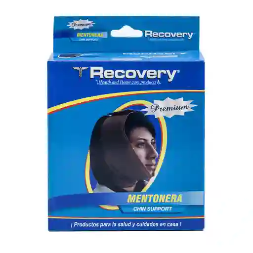 Recovery Black Mentonera Chin Support Premium