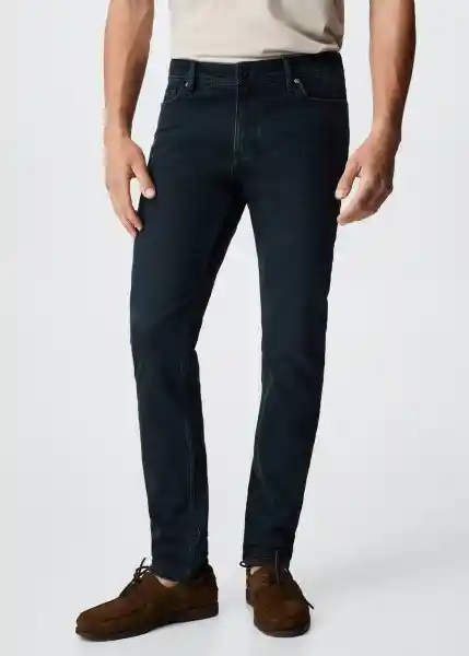 Jeans Jan Blueblack Talla 46 Hombre Mango